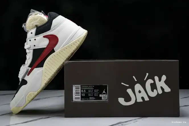 Cheap MAX University Jordan Jack x Travis TR FZ8117-101 Scott Jumpman Red 0328